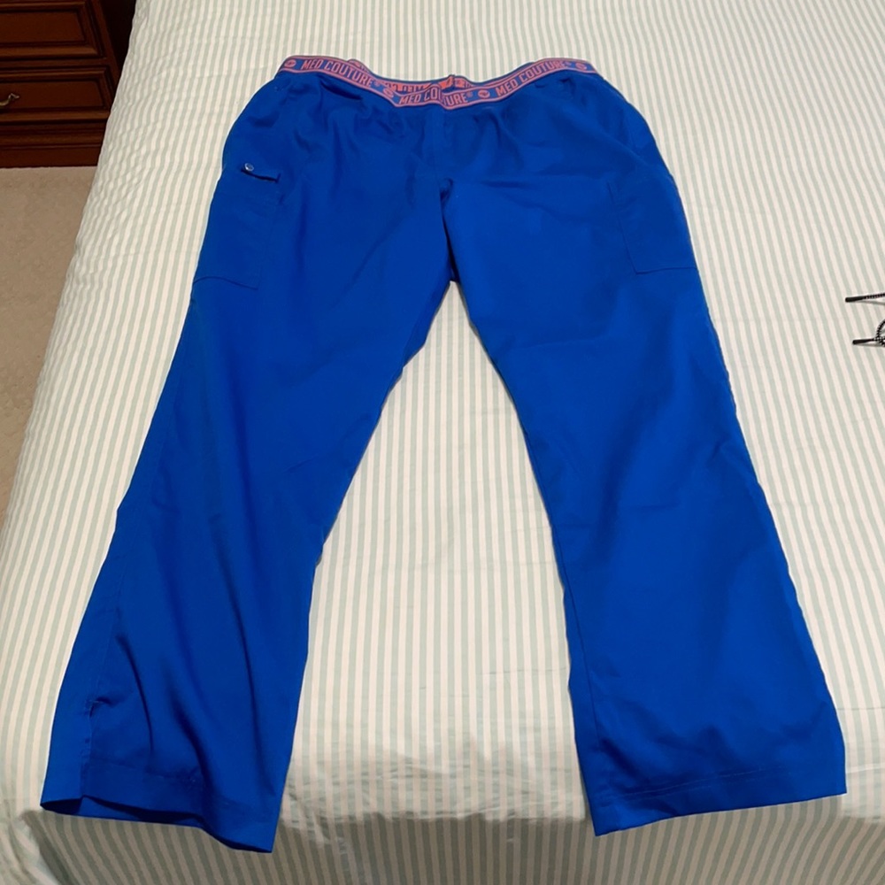 Brand new royal blue XL scrub bottoms